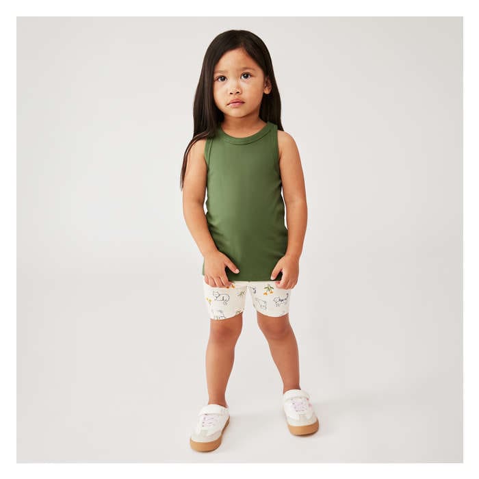 Toddler Girls' Rib Tank